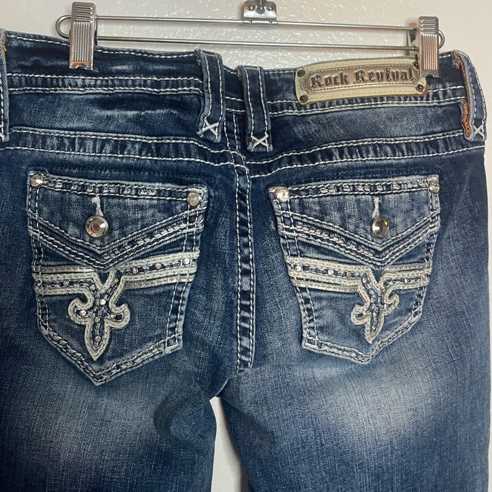 Rock Revival Lam Easy Crop Jeans size 27 - Picture 7 of 7